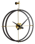 The Nomon 2 Puntos NG DPNG Wall Clock is a stunning example of aesthetic load, featuring geometric and linear designs in black and gold. Hang this elegant timepiece on your wall for a touch of sophistication.