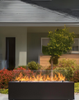 Galio Black Outdoor Gas Fireplace by Planika | Spacio