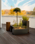 Galio Black Outdoor Gas Fireplace by Planika | Spacio