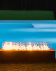 Galio Corten Outdoor Gas Fireplace by Planika | Spacio