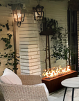 Galio Corten Outdoor Gas Fireplace by Planika | Spacio