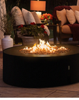 Galio Star Black Outdoor Gas Fireplace by Planika | Spacio