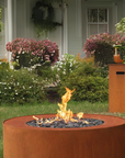 Galio Star Corten Outdoor Gas Fireplace by Planika | Spacio