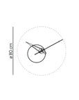 Clock Nomon Cris N F/Wht Tip Walnut CRN000BN