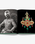 A Maharaj with turban jewel. Beyond Extravagance coffee table book by Assouline, featuring the Al Thani Collection of Indian royal jewels and artefacts, spanning 400 years of history.