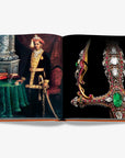 A young Maharaj portrait with a gilded sword and detailing of the sword cover. Beyond Extravagance coffee table book by Assouline, featuring the Al Thani Collection of Indian royal jewels and artefacts, spanning 400 years of history.