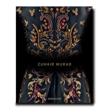 The glittering cover of Assouline Coffee Table Book Zuhair Murad on white background available at Spacio India for luxury home decor collection of Jewellery Coffee Table Books.