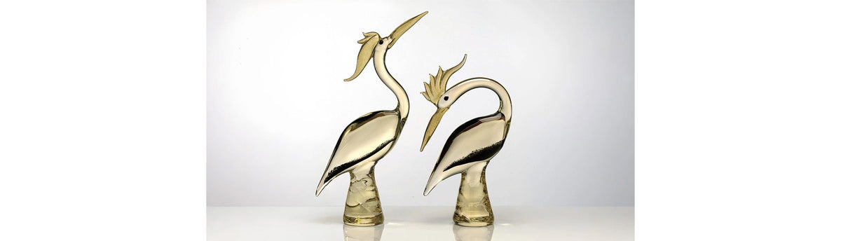 Paradise Birds: Luxury Crystal Sculptures