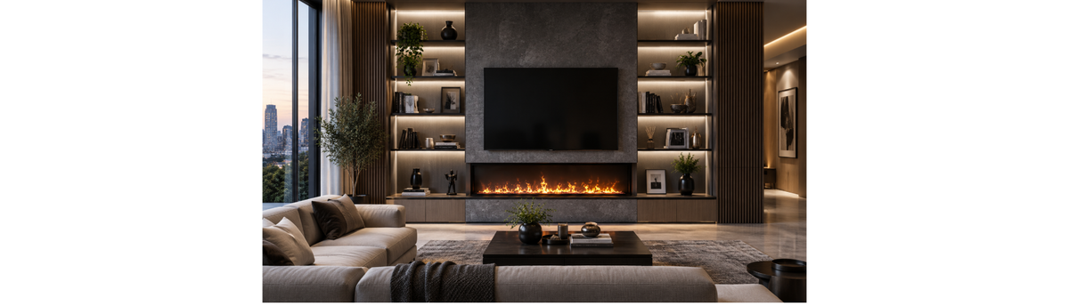 Right fireplace for an Indian home based on room, climate and fire experience