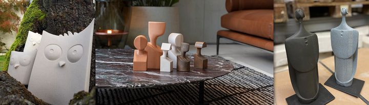 Luxury ceramic sculptures from the best European Brands for modern interior decor available at Spacio India from Sculpture and Art Objects Collection.