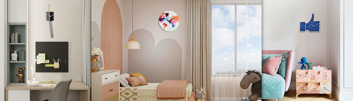 Luxury Children Clocks from the Best International Brands for modern interior decor available at Spacio from Timepieces and Clocks Collection.