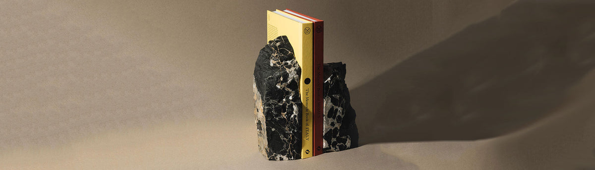Luxury book end in marble from Portugal