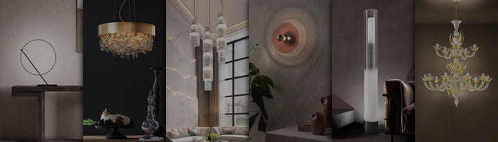 Luxury collection of Chandeliers, Wall Sconce, Table lamps, floor lamps, pendant lights from the Best International Brands for modern interiors decor available at Spacio from Decorative Lighting Collection.