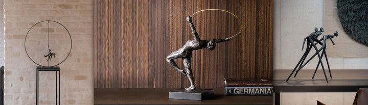 Luxury Metal Sculptures from the best European Brands available at Spacio India from Sculpture and Art Objects Collection.