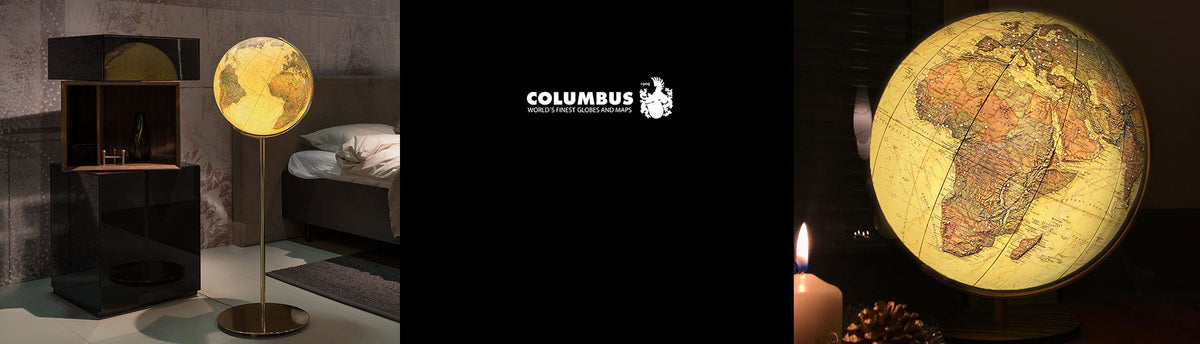Columbus Globes offers a wide range of luxury Floor and Table Globes collection with Swarovski diamonds for modern office interiors available at Spacio India from Office Accessories Collection.