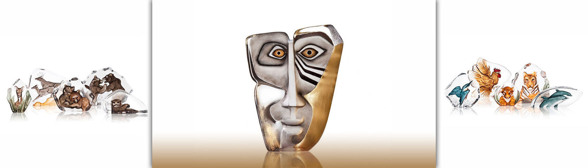 Luxury Crystal Sculptures from the best European brands for modern interiors available at Spacio India from Sculpture and Art Object Collection.