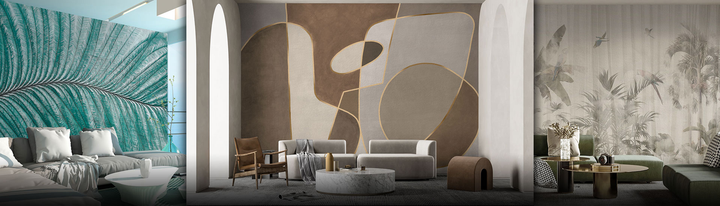 Italian Fresco wall coverings from the best European Brands for modern interior wall styling available at Spacio India from Luxury Art Surfaces Coverings Collection.