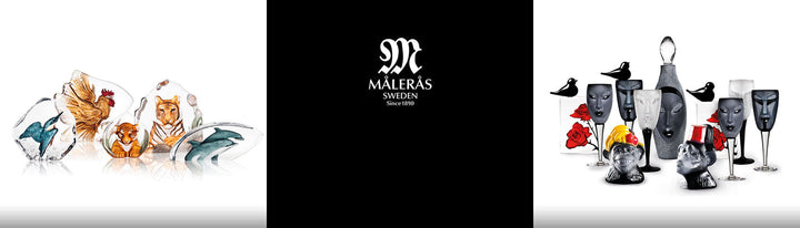 Maleras, a Swedish brand, creates limited edition crystal art sculptures and vases for modern interiors available at Spacio India.
