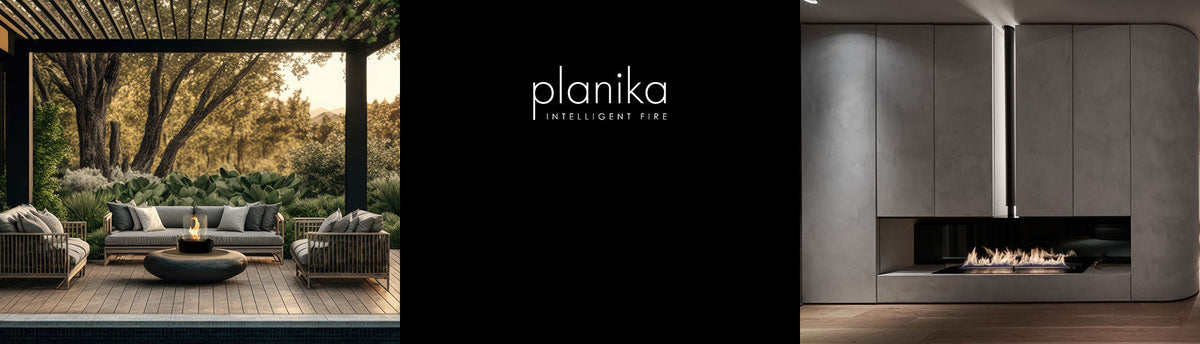 Planika Automatic & Ventless Fireplace from Poland at Spacio India.