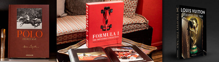 The Sports Collection of Luxury Coffee Table Books from Assouline for modern coffee table and Shelves styling available at Spacio India from Coffee Table Books Collection.