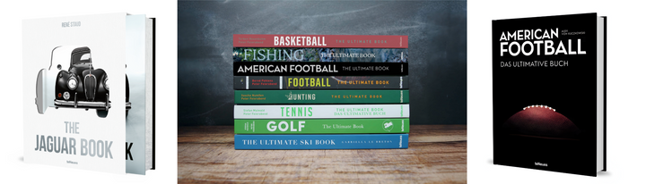 Collage of TeNeues coffee table books
