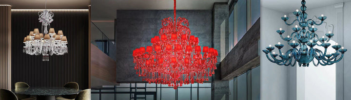 Luxury Chandeliers from the Best International Brands for modern interior decor available at Spacio from Decorative Lighting Collection.
