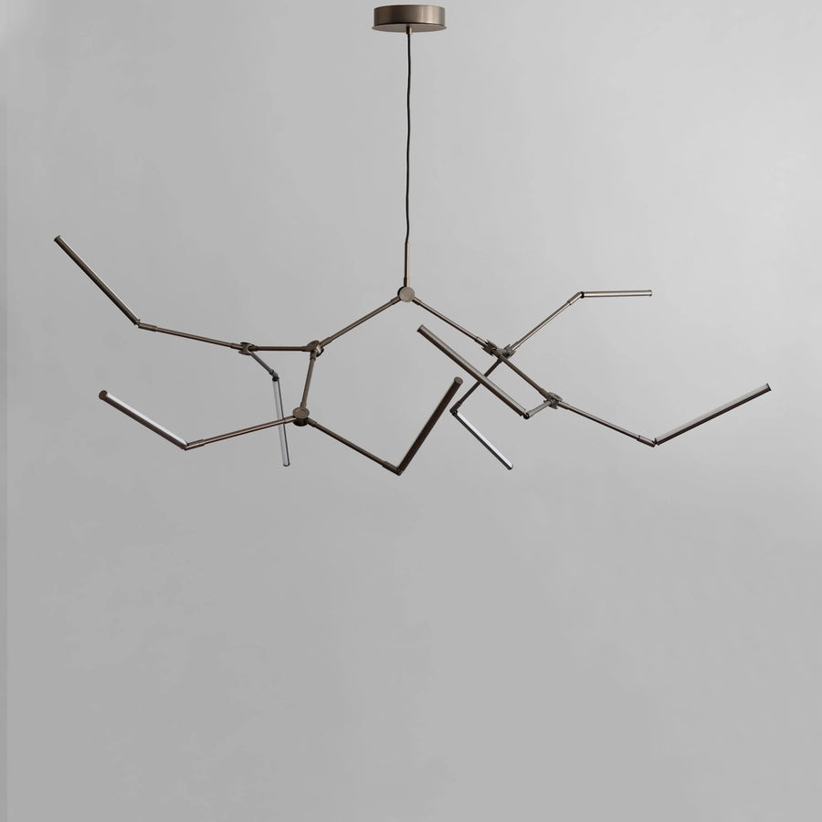 Stick Chandelier - Bronze