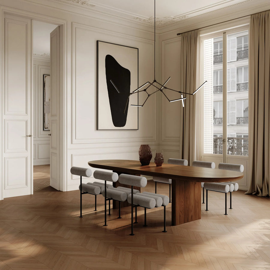 Stick Chandelier - Bronze