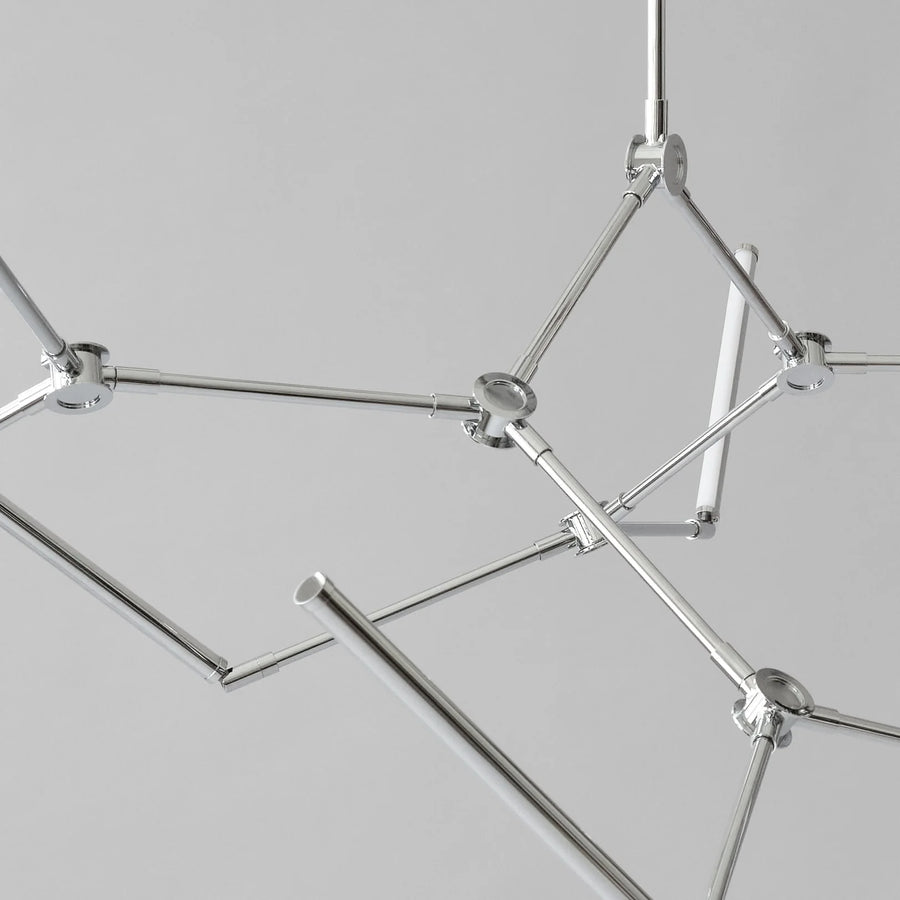 Stick Chandelier - Chrome