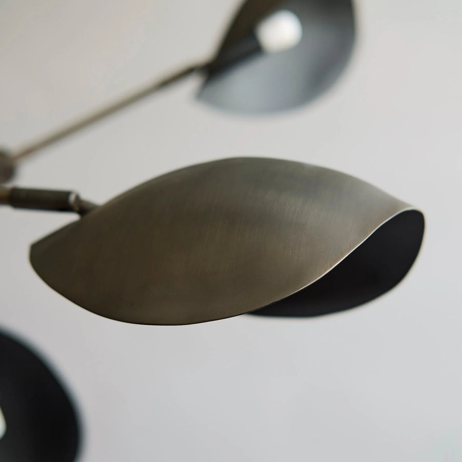 Close-up of a metal spoon on a light background