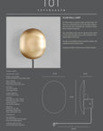 Clam Wall Light Brass by 101 Copenhagen | Spacio