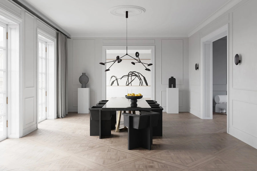 Clam Wall Light Burned Black by 101 Copenhagen | Spacio