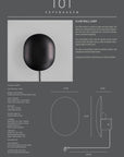 Clam Wall Light Burned Black by 101 Copenhagen | Spacio