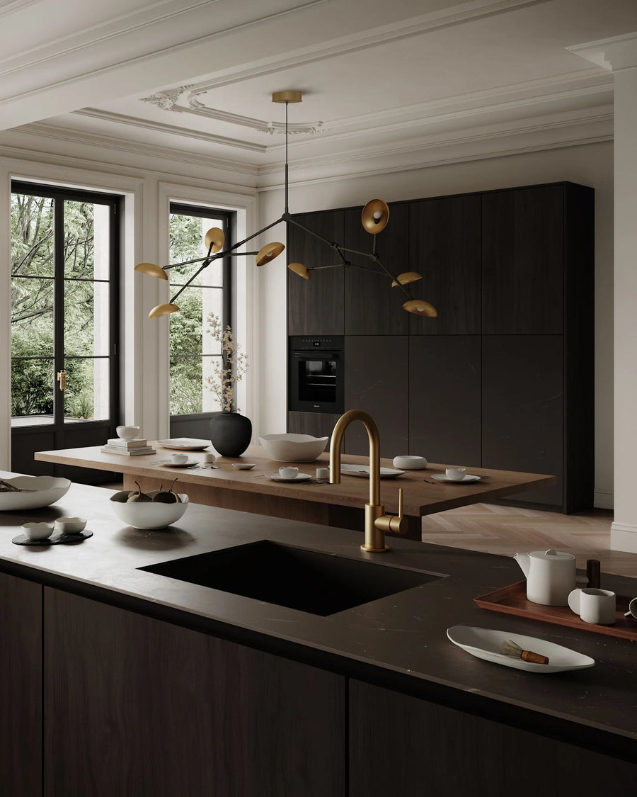 Drop Chandelier - Brass (5m)