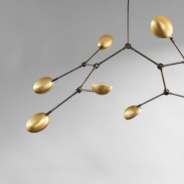 101 Copenhagen Drop Brass (5m) Chandelier