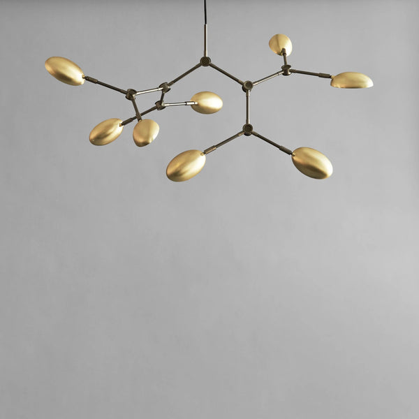 101 Copenhagen Drop Mini Brass (5m) Chandelier