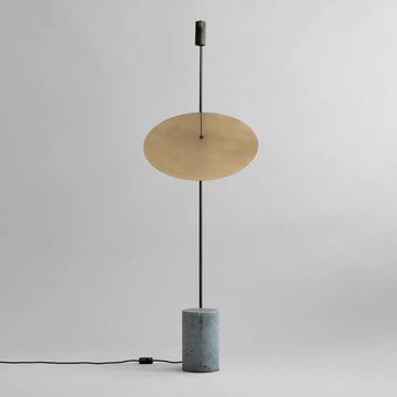 The Moon Brass Floor Lamp by 101 Copenhagen | Spacio