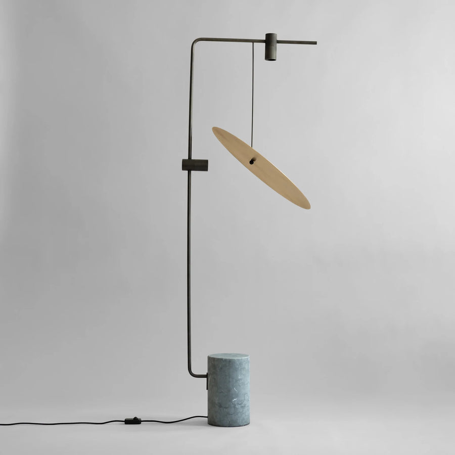 The Moon Brass Floor Lamp by 101 Copenhagen | Spacio
