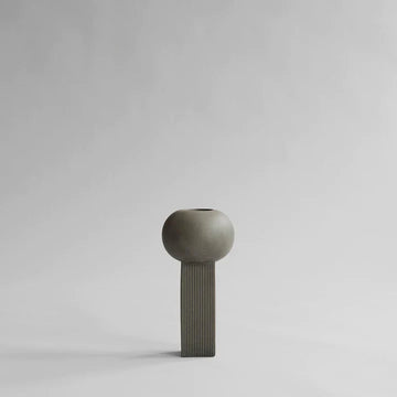 A small 101Cph Empire Mini Dark Grey 223036 vase by 101 Copenhagen on a white background.