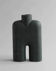 A 101Cph Cobra Tall Medio Black 212007 vase on a white background. This quirky 101 Copenhagen vase is perfect for adding a touch of drama to any space.