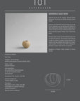 Orimono Vase Mini Sand