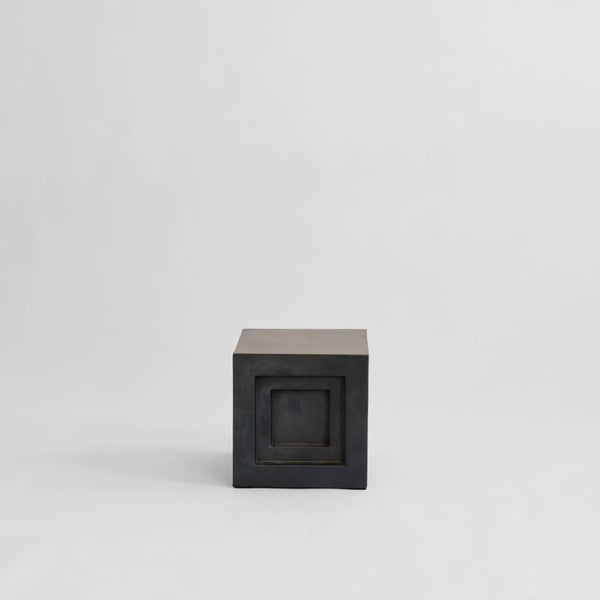 Coffee colour plinth (pedestal) light gray background from 101 Copenhagen at Spacio retail stores in Mumbai & Kolkata. 