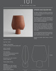 A drawing of a 101Cph Sphere Vase Square Big Terracotta 212008 with instructions on how to make it. This tutorial showcases how to create a stunning 101Cph Sphere Vase Square Big Terracotta 212008 with a terracotta finish, inspired by the elegant design of the 101 Copenhagen.