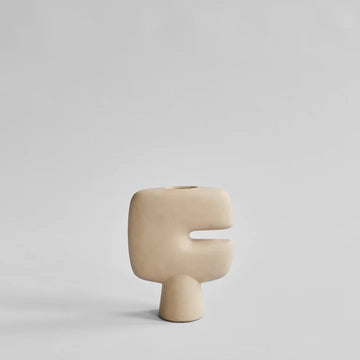 A 101Cph Tribal Vase Mini Sand 221002 by 101 Copenhagen on a white background. Available at Spacio India