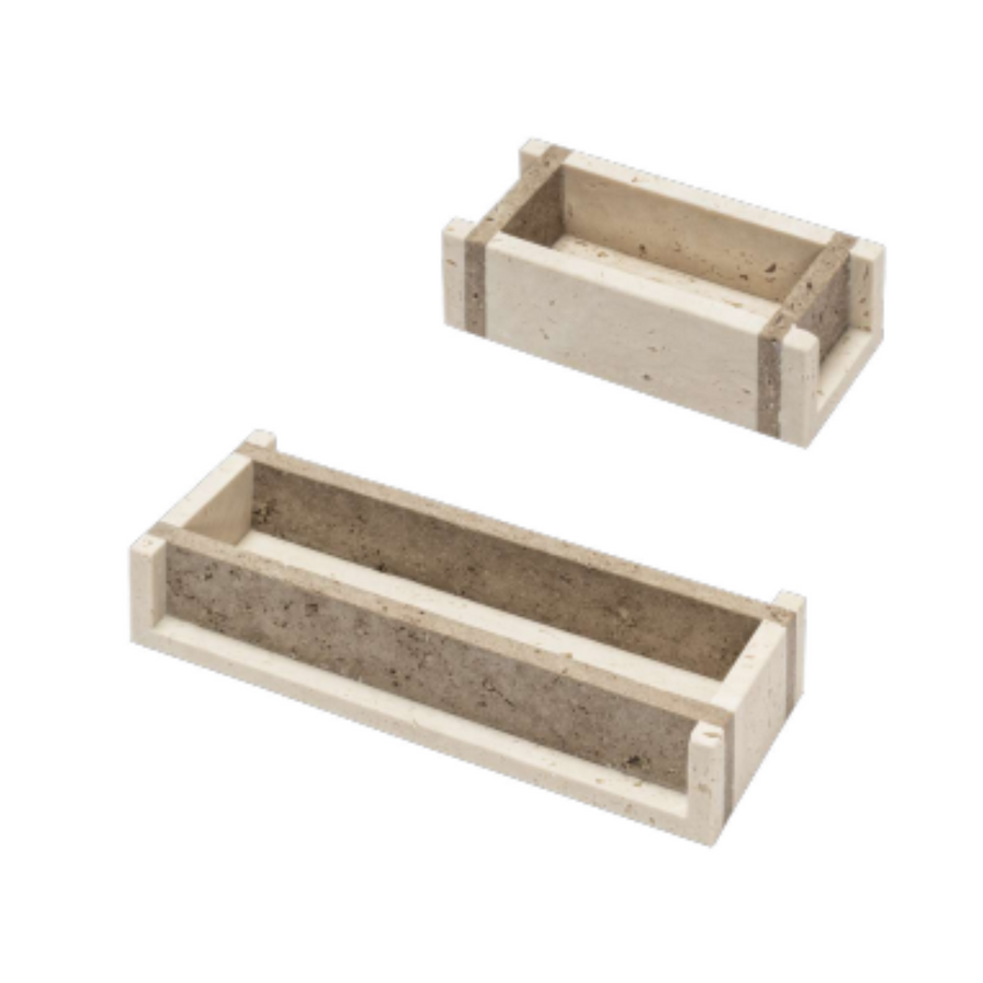 Giobagnara Carre Marble Desk Organizer Set