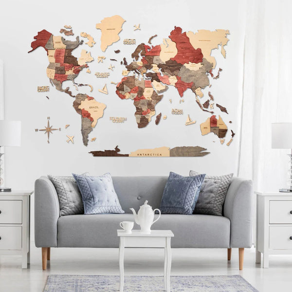 Fusion 3D World Map