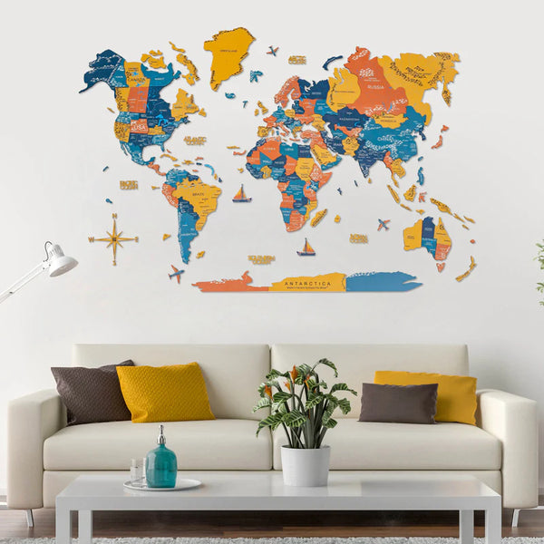 Indie 3D World Map