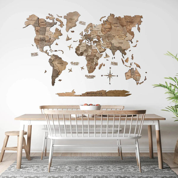 Terra Multilayered World Map
