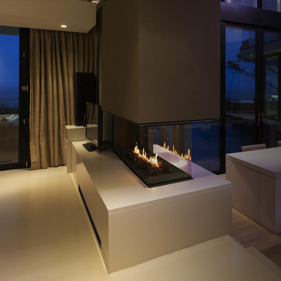 Panorama Indoor Bioethanol Insert Fireplace by Planika