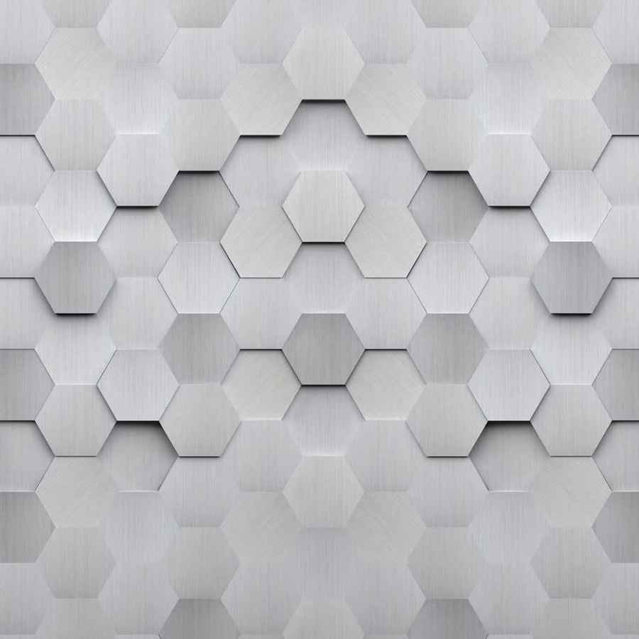 Affreschi and Affreschi 3D wall Hexagon design for modern interiors available at Spacio India from our art surface coverings collection.